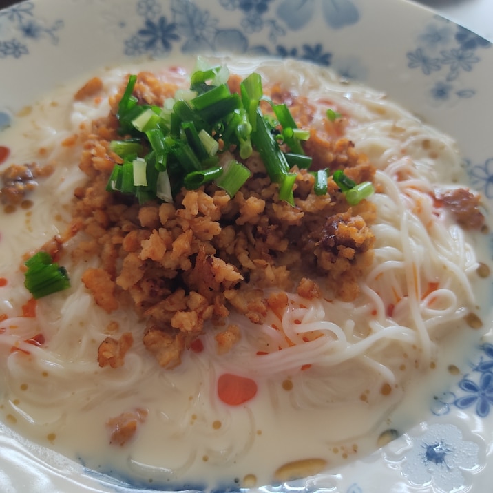 夏に最適！冷やし坦々そうめん